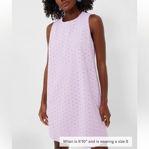 TUCKERNUCK Lavender Eyelet Sleeveless Folly Dress